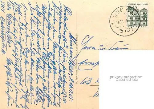 AK / Ansichtskarte Winsen_Aller Blick von der Allerbruecke Winsen_Aller