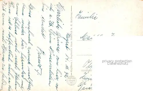 AK / Ansichtskarte Karlovac Setaliste Karlovac