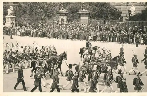 AK / Ansichtskarte Berlin Kaiser Wilhelm an der Spitze der Fahnenkompagnie Berlin