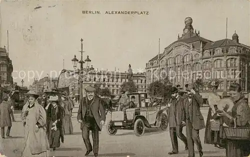 AK / Ansichtskarte Berlin Alexanderplatz Kuenstlerkarte Berlin