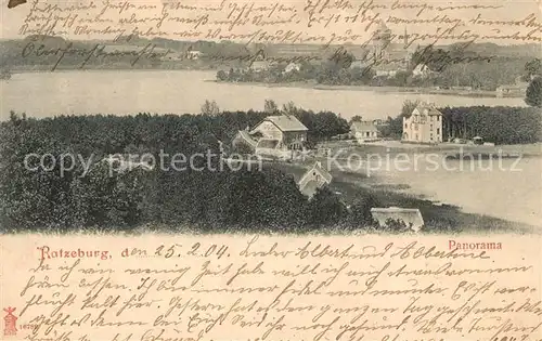 AK / Ansichtskarte Ratzeburg Panorama Naturpark Lauenburgische Seen Ratzeburg