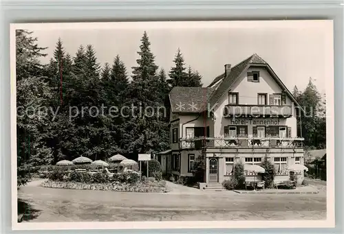 AK / Ansichtskarte Zwieselberg_Freudenstadt Hotel Tannenhof Kurort im Schwarzwald Zwieselberg_Freudenstadt