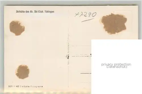 AK / Ansichtskarte Kniebis_Freudenstadt Otto Hahn Haus Skifahrer Kurort Wintersportplatz Schwarzwald Kniebis_Freudenstadt