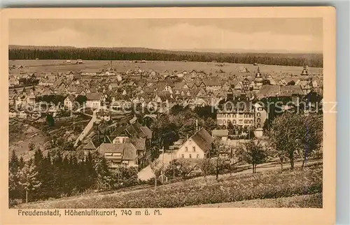 AK / Ansichtskarte Freudenstadt Panorama Hoehenluftkurort im Schwarzwald Freudenstadt