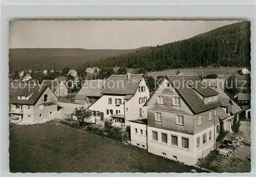 AK / Ansichtskarte Buhlbachsaue_Buhlbach Cafe Pension Roesle Kurort im Schwarzwald 