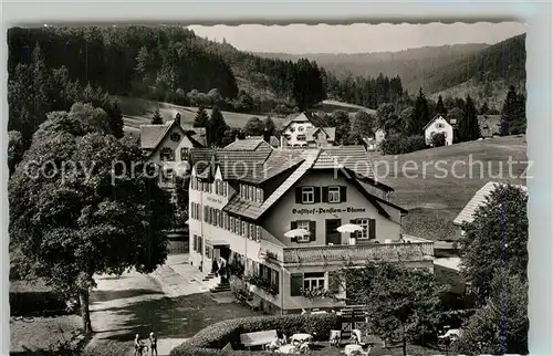 AK / Ansichtskarte Buhlbach_Obertal Gasthof Pension zur Blume Kurort im Schwarzwald Buhlbach Obertal