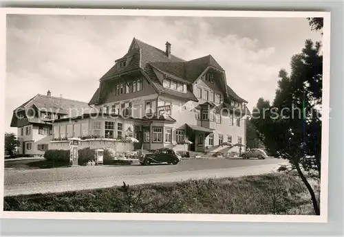 AK / Ansichtskarte Kniebis_Freudenstadt Hoehenhotel Wintersportplatz Alexanderschanze Schwarzwald Kniebis_Freudenstadt