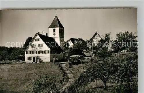 AK / Ansichtskarte Igelsberg Gaestehaus Pension Haus Libanon Kirche Hoehenluftkurort im Schwarzwald Igelsberg