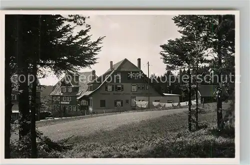 AK / Ansichtskarte Kniebis_Freudenstadt Gasthaus Fremdenheim zum Schwarzwald Kniebis_Freudenstadt