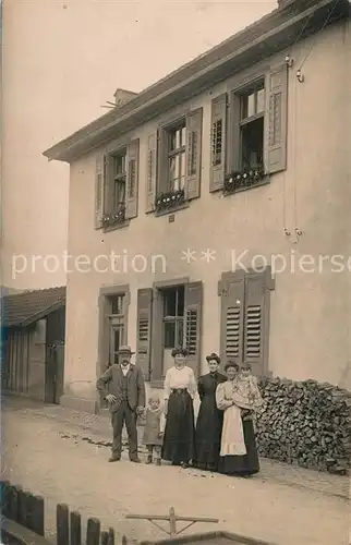 AK / Ansichtskarte Fahrnau Familienfoto Fahrnau