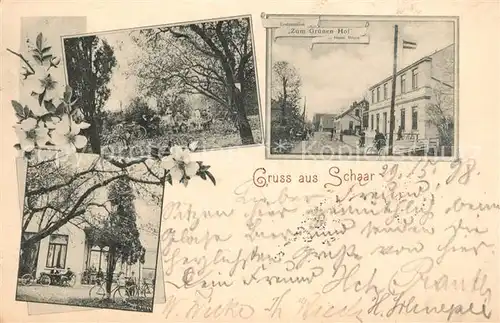 AK / Ansichtskarte Wilhelmshaven Schaar Restauration Zum Gruenen Hof Wilhelmshaven