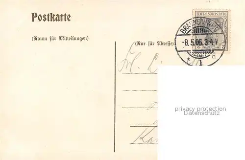 AK / Ansichtskarte Braunschweig Cafe Wagner  Braunschweig