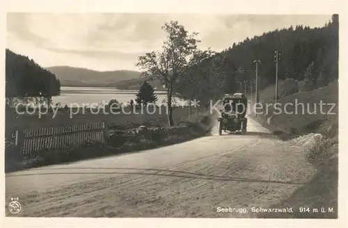 AK / Ansichtskarte Seebrugg Postbus nach Sankt Blasien Seebrugg