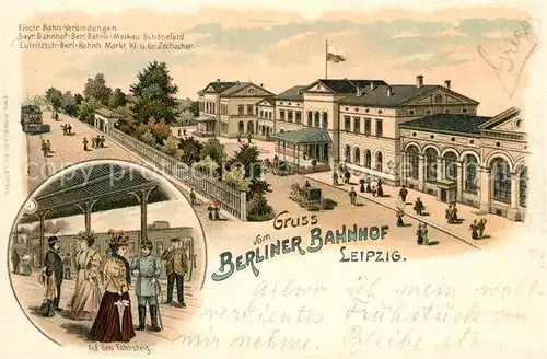 AK / Ansichtskarte Leipzig Berliner Bahnhof  Leipzig