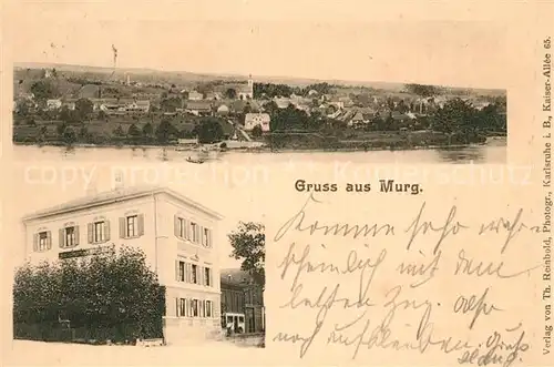AK / Ansichtskarte Murg_Baden Gasthaus zum Hirschen Murg_Baden