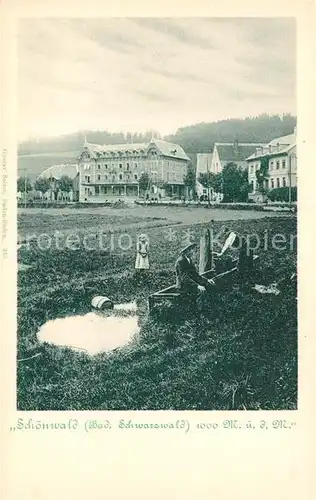 AK / Ansichtskarte Schoenwald_Schwarzwald  Schoenwald Schwarzwald
