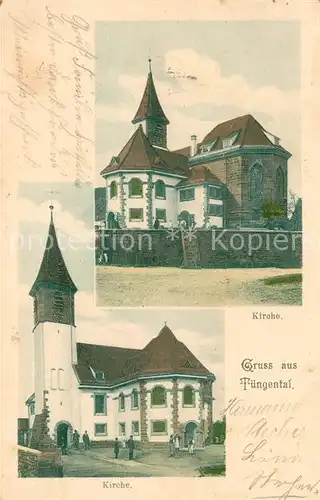 AK / Ansichtskarte Tuengental Kirche  Tuengental