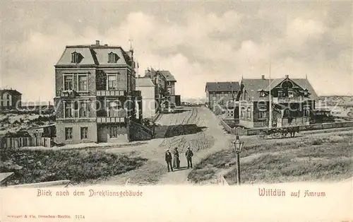 AK / Ansichtskarte Wittduen_Amrum Direktionsgebaeude Wittduen Amrum