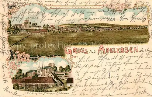 AK / Ansichtskarte Adelebsen Schloss Rittergut Adelebsen Adelebsen