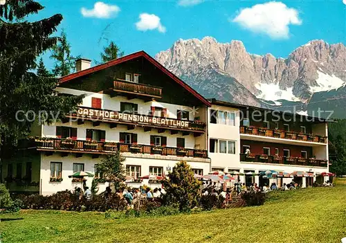 AK / Ansichtskarte Going_Wilden_Kaiser_Tirol Hotel Pension Blattlhof Going_Wilden_Kaiser_Tirol