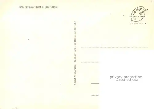 AK / Ansichtskarte Sieber Ortsansicht Sieber