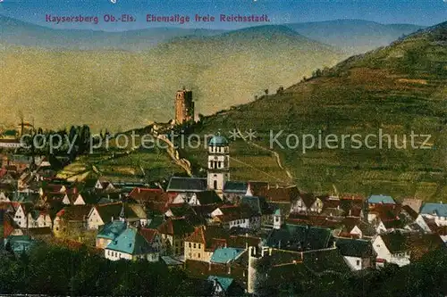 AK / Ansichtskarte Kaysersberg_Haut_Rhin Panorama Kaysersberg_Haut_Rhin