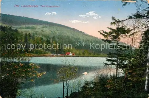 AK / Ansichtskarte Lauchensee_Elsass in den Hochvogesen Lauchensee Elsass