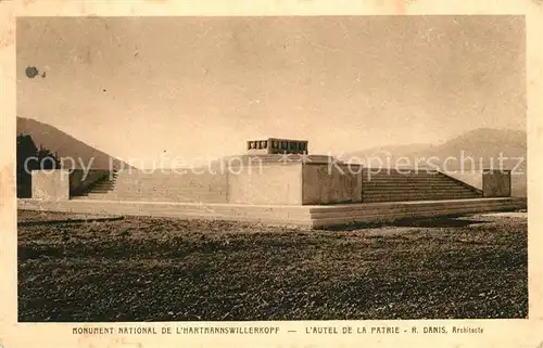 AK / Ansichtskarte Hartmannswillerkopf Monument National Autel de la Patrie  Hartmannswillerkopf