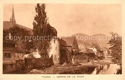 AK / Ansichtskarte Thann_Haut_Rhin_Elsass Bords de la Thur Thann_Haut_Rhin_Elsass