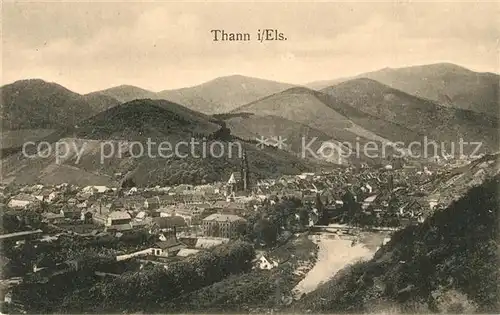 AK / Ansichtskarte Thann_Haut_Rhin_Elsass Panorama Thann_Haut_Rhin_Elsass