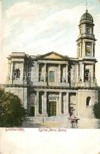 AK / Ansichtskarte Guebwiller_Elsass Eglise Notre Dame Guebwiller_Elsass