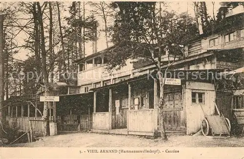 AK / Ansichtskarte Vieil_Armand_Hartmannswillerkopf Cantine Vieil_Armand