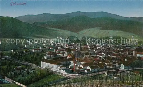 AK / Ansichtskarte Gebweiler_Elsass Panorama Gebweiler_Elsass