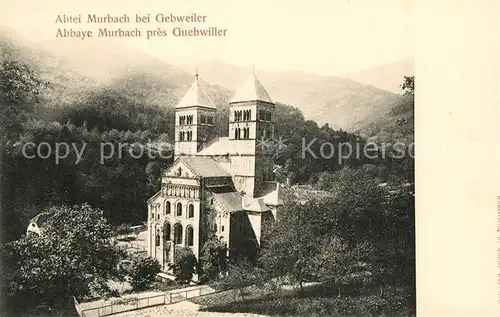 AK / Ansichtskarte Gebweiler_Elsass Abtei Murbach Gebweiler_Elsass