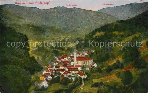 AK / Ansichtskarte Rimbach pres Masevaux mit Sudelkopf und Firstacker Rimbach pres Masevaux