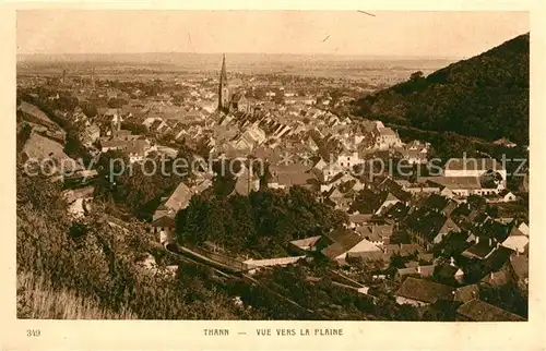 AK / Ansichtskarte Thann_Haut_Rhin_Elsass Vue vers la Plaine Thann_Haut_Rhin_Elsass