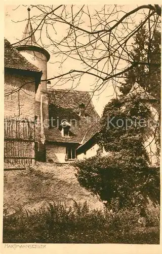 AK / Ansichtskarte Hartmannsweiler Dorfmotiv Hartmannsweiler