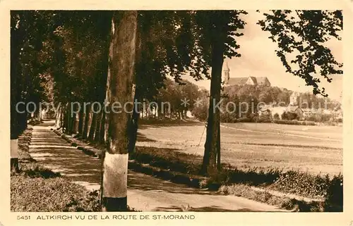 AK / Ansichtskarte Altkirch_Elsass Vue de la Route de St Morand Altkirch Elsass