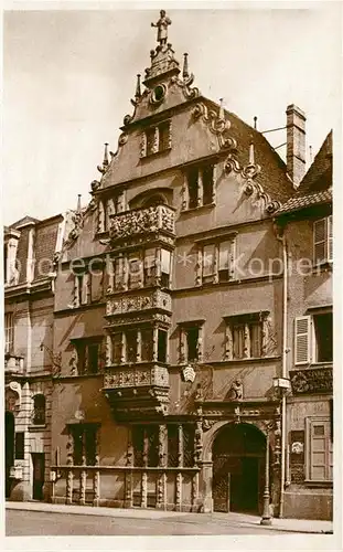 AK / Ansichtskarte Colmar_Haut_Rhin_Elsass Das Kopfhaus Colmar_Haut_Rhin_Elsass