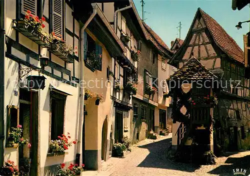 AK / Ansichtskarte Eguisheim_Haut_Rhin Maisons des XVte et XVIIe siecles Eguisheim_Haut_Rhin