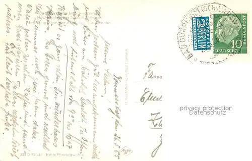 AK / Ansichtskarte Bad_Duerrheim Erholungsheim der Bundesbahn Bad_Duerrheim