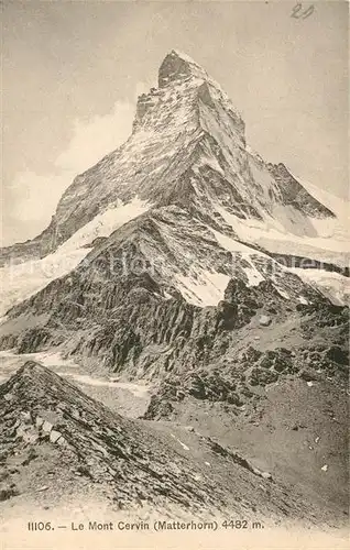 AK / Ansichtskarte Matterhorn_VS  Matterhorn VS