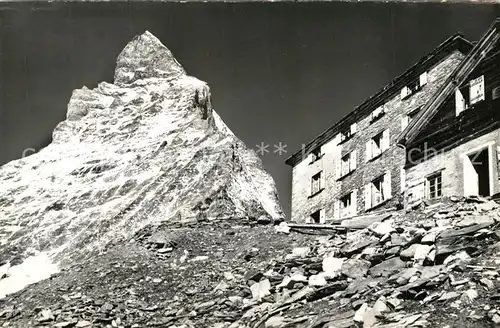 AK / Ansichtskarte Zermatt_VS Berghotel Belvedere Matterhorn Zermatt_VS