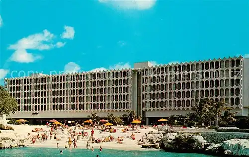 AK / Ansichtskarte Willemstad Curacao Hilton Hotel Strand Willemstad