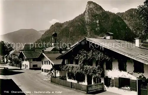 AK / Ansichtskarte Oberammergau Dedlerstrasse Oberammergau