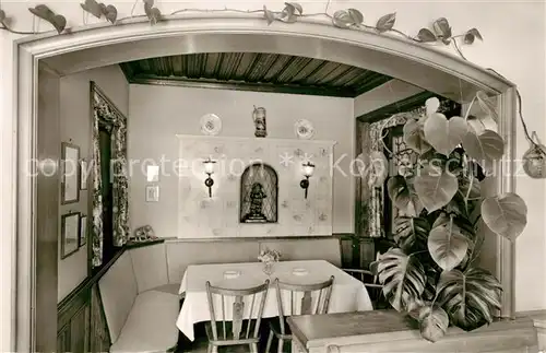 AK / Ansichtskarte Zell_Harmersbach Hotel Hirsch Restaurant Zell Harmersbach