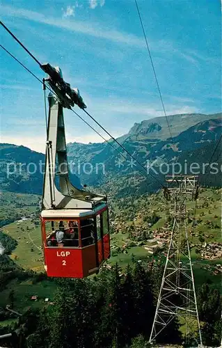 AK / Ansichtskarte Grindelwald Seilbahn zum Pfingstegg Grindelwald