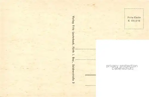 AK / Ansichtskarte Ansbach_Mittelfranken Schloss Hofgarten Orangerie Herridertor Prinzenschloesschen Ansbach Mittelfranken