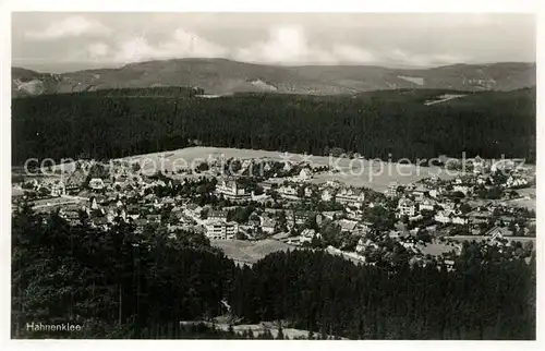 AK / Ansichtskarte Hahnenklee Bockswiese_Harz Fliegeraufnahme Hahnenklee Bockswiese