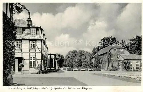 AK / Ansichtskarte Bad_Driburg Kurhaeuser im Kurpark Bad_Driburg